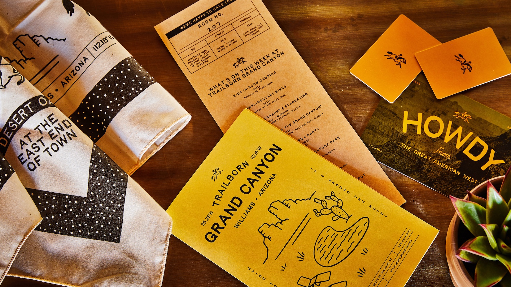 check in folder from Trailborn Grand Canyon