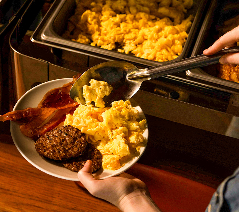 Breakfast buffet