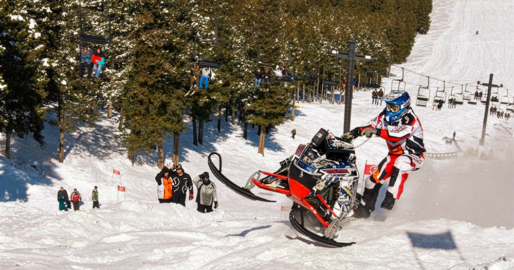 World Championship Snowmobile Hill Climb