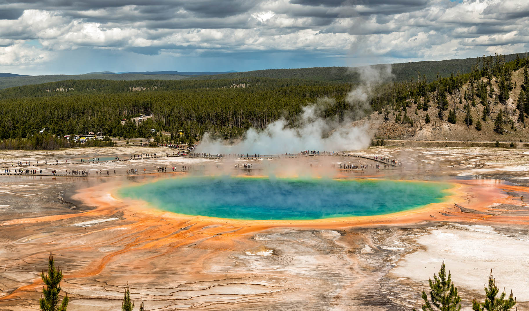 Grand Prismatic Spring Pool