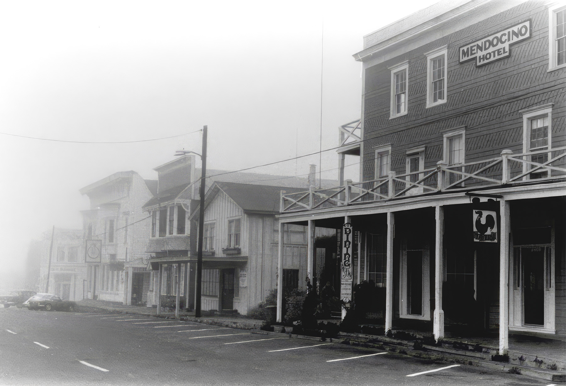 Mendocino Hotel Historic Front